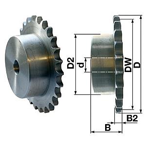Reťazové koleso 36 zubové 10B-1