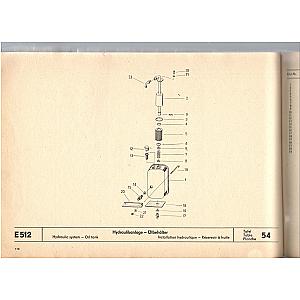 nádrž hydrauliky-filter E512