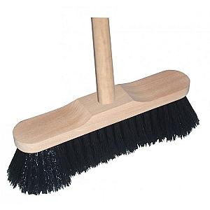 Zmeták drevený 30cm s násadou