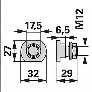 skrutka KRONE M12x29
