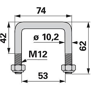 Strmeň pera M12/74x62mm