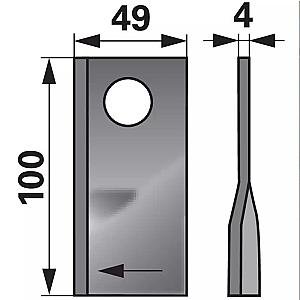 nôž Pöttinger 410580 pravý