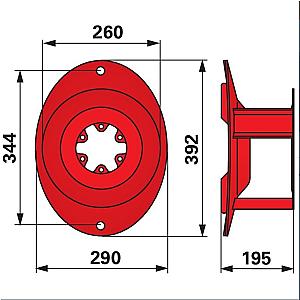 Disk MORTL T17-652/3