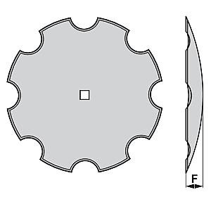 disk brany 660mm 41x41/6mm