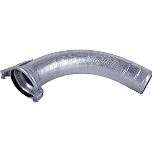 Koleno ITAL samica hák 4 " hrdlo na hadicu B131mm/S102mm